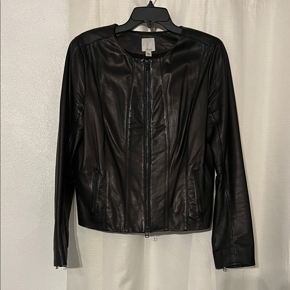 Chocolate Leather Blazer or Jacket